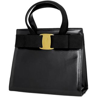 サルヴァトーレフェラガモ(Salvatore Ferragamo)のサルヴァトーレフェラガモ ヴァラリボン ハンドバッグ レディース 【中古】(ハンドバッグ)