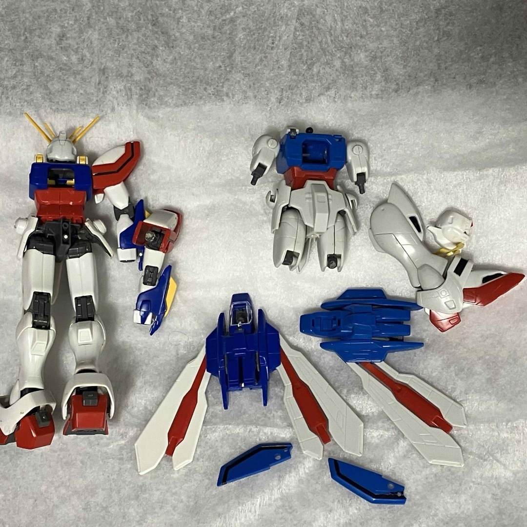 BANDAI(バンダイ)のMG ゴッドガンダム 2機 ジャンク 組立済み ガンプラ 当時もの Gガンダム エンタメ/ホビーのおもちゃ/ぬいぐるみ(プラモデル)の商品写真