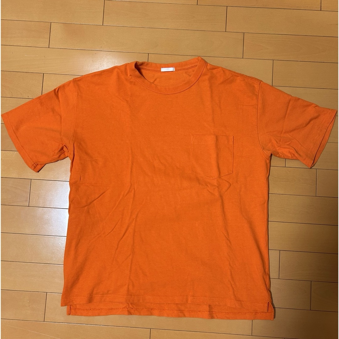 GU(ジーユー)のビッグティー　オレンジ　GU メンズのトップス(Tシャツ/カットソー(半袖/袖なし))の商品写真