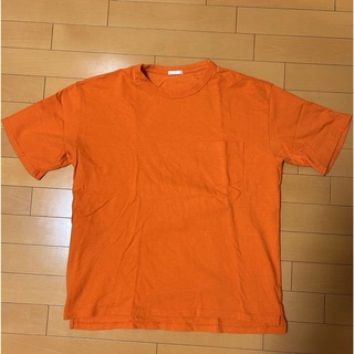 ジーユー(GU)のビッグティー　オレンジ　GU(Tシャツ/カットソー(半袖/袖なし))