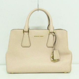 マイケルコース(Michael Kors)のMICHAEL KORS(マイケルコース) ハンドバッグ - ピンクベージュ レザー(ハンドバッグ)