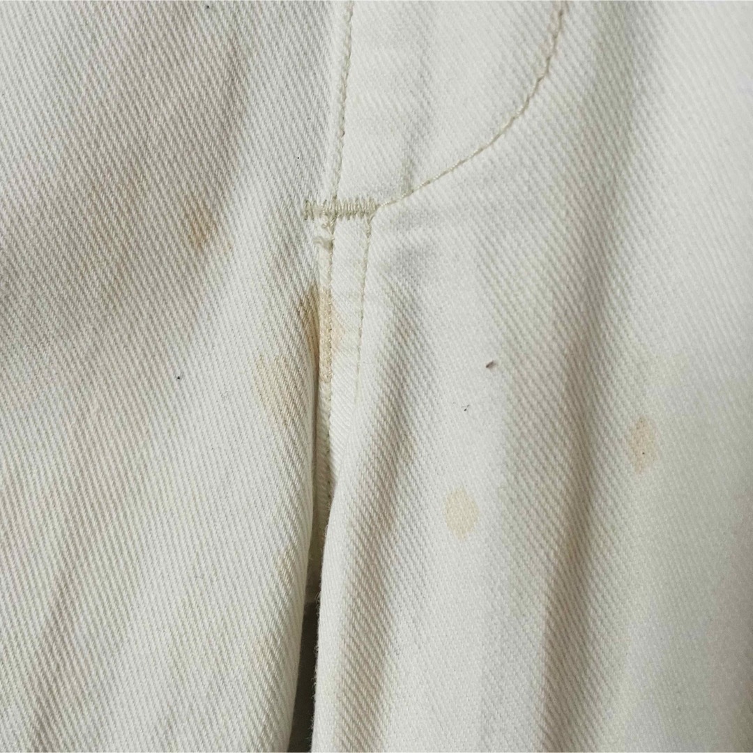 Lee(リー)のLeeストレッチスキニーオーバーオール　ホワイトデニム　LL1154 レディースのパンツ(サロペット/オーバーオール)の商品写真