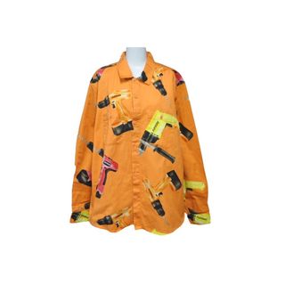 シュプリーム(Supreme)のSupreme シュプリーム 長袖シャツ Drills Work Shirt ドリルシャツ 19SS サイズM オレンジ 美品 中古 61047(シャツ/ブラウス(長袖/七分))