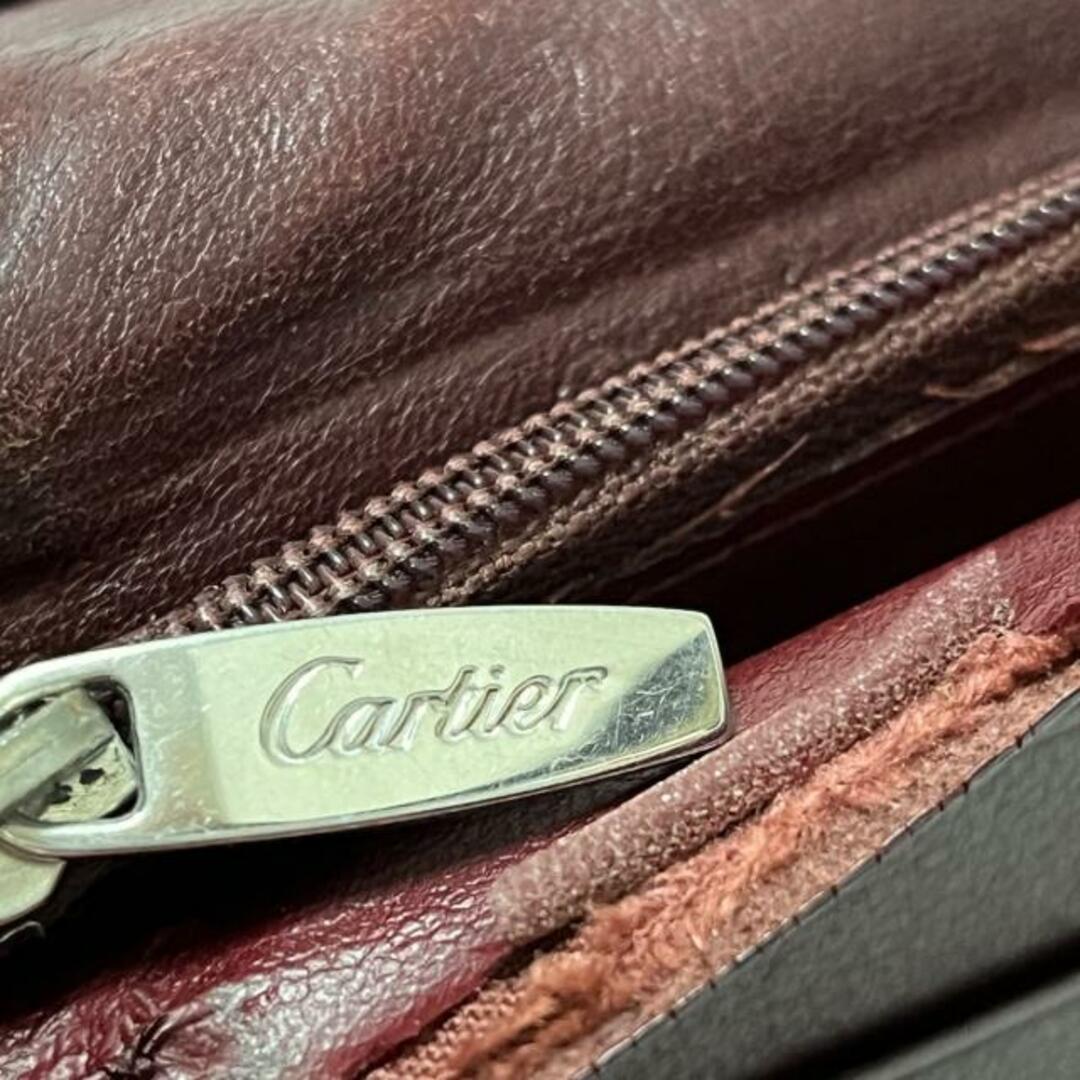 Cartier(カルティエ)のカルティエ 長財布 マストライン 黒 レザー レディースのファッション小物(財布)の商品写真