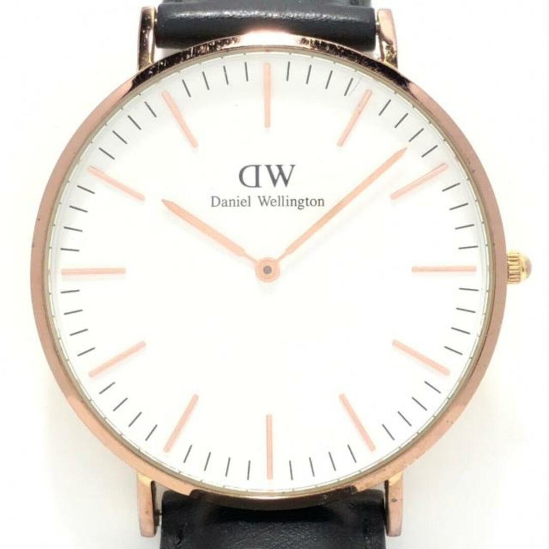 Daniel Wellington(ダニエルウェリントン)のDaniel Wellington(ダニエルウェリントン) 腕時計 - B40R2 メンズ 白 メンズの時計(その他)の商品写真