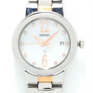 セイコー(SEIKO)のSEIKO(セイコー) 腕時計 LUKIA(ルキア) 7N82-0CN0 レディース シェル文字盤 ホワイトシェル(腕時計)