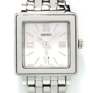 セイコー(SEIKO)のSEIKO(セイコー) 腕時計 LUKIA(ルキア) 1N01-0GK0 レディース アイボリー(腕時計)