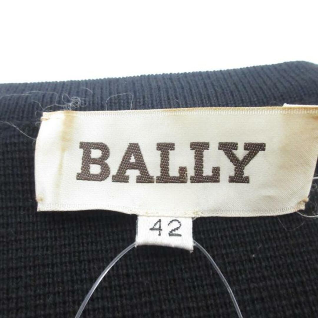 Bally(バリー)のBALLY(バリー) カーディガン サイズ42 M レディース - 黒 長袖/ビーズ レディースのトップス(カーディガン)の商品写真