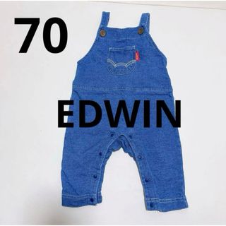 エドウィン(EDWIN)のEDWIN デニム　ロンパース　ブランナベアロンパース(ロンパース)