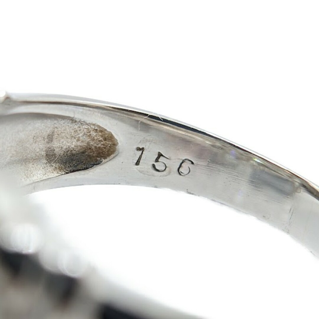 Pt850　6.0g　ダイヤモンドリング レディースのアクセサリー(リング(指輪))の商品写真