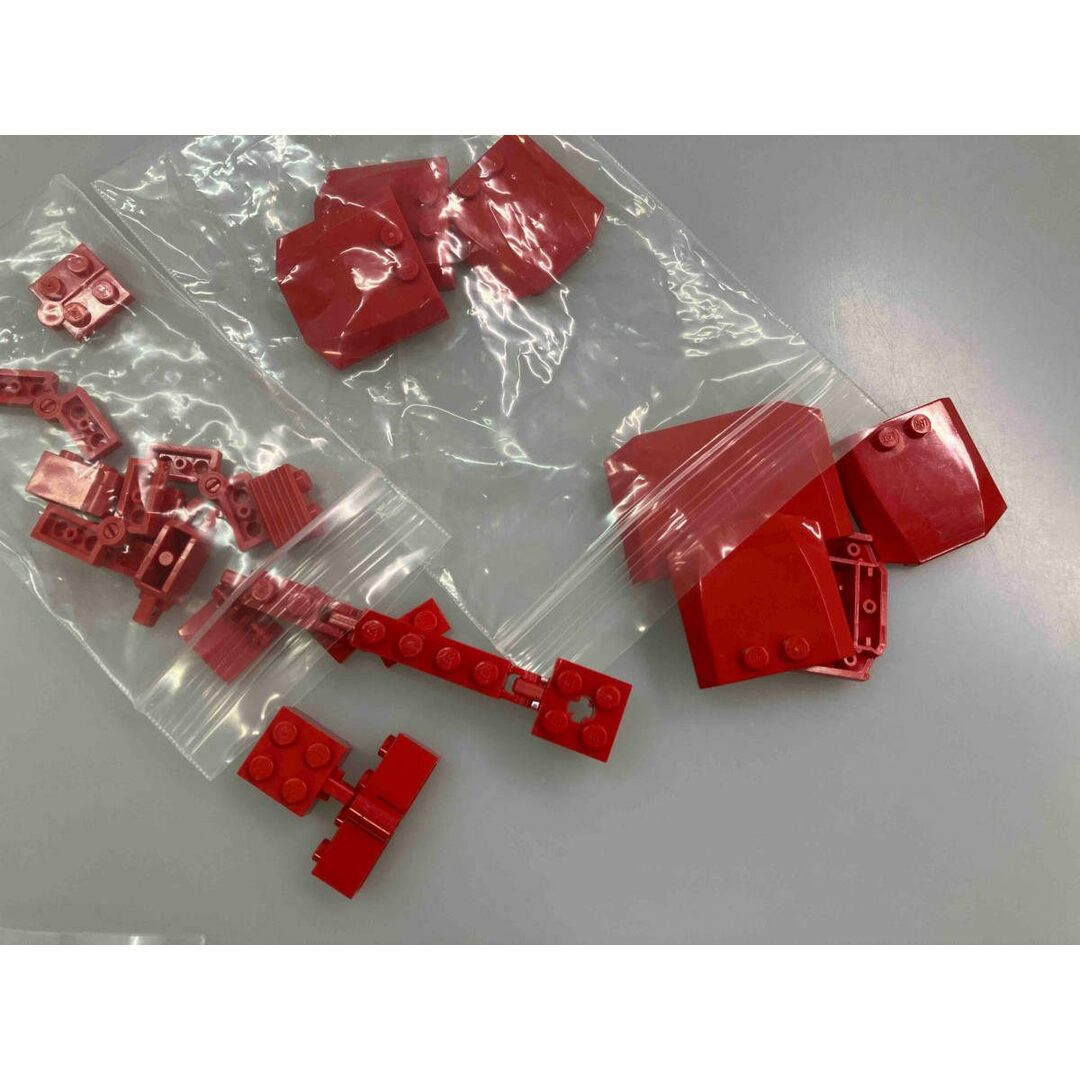 LEGO レゴ   バラブロック 赤色 レッド 色分け 500g以上 C-034 大量まとめ売り 基本ブロック 特殊パーツ 屋根パーツ 361 キッズ/ベビー/マタニティのおもちゃ(知育玩具)の商品写真