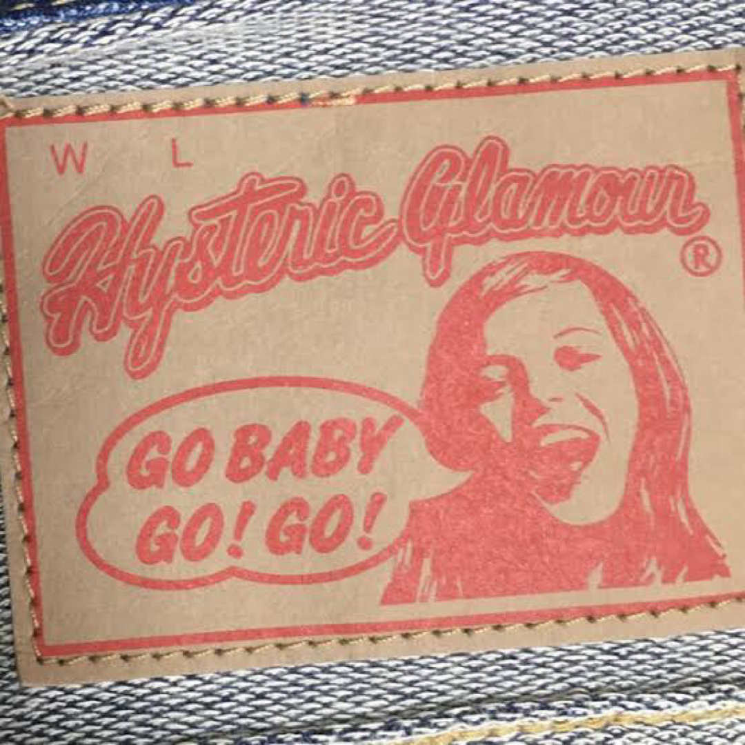 HYSTERIC GLAMOUR(ヒステリックグラマー)の美品！定価34560円 ヒステリックグラマー  スウェット デニム Gジャン レディースのジャケット/アウター(Gジャン/デニムジャケット)の商品写真