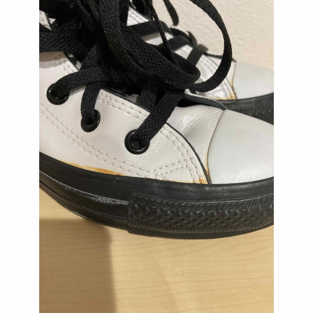 ALL STAR（CONVERSE）(オールスター)の未使用★CONVERSE コンバース レザー ハイカット スニーカー 23cm レディースの靴/シューズ(スニーカー)の商品写真