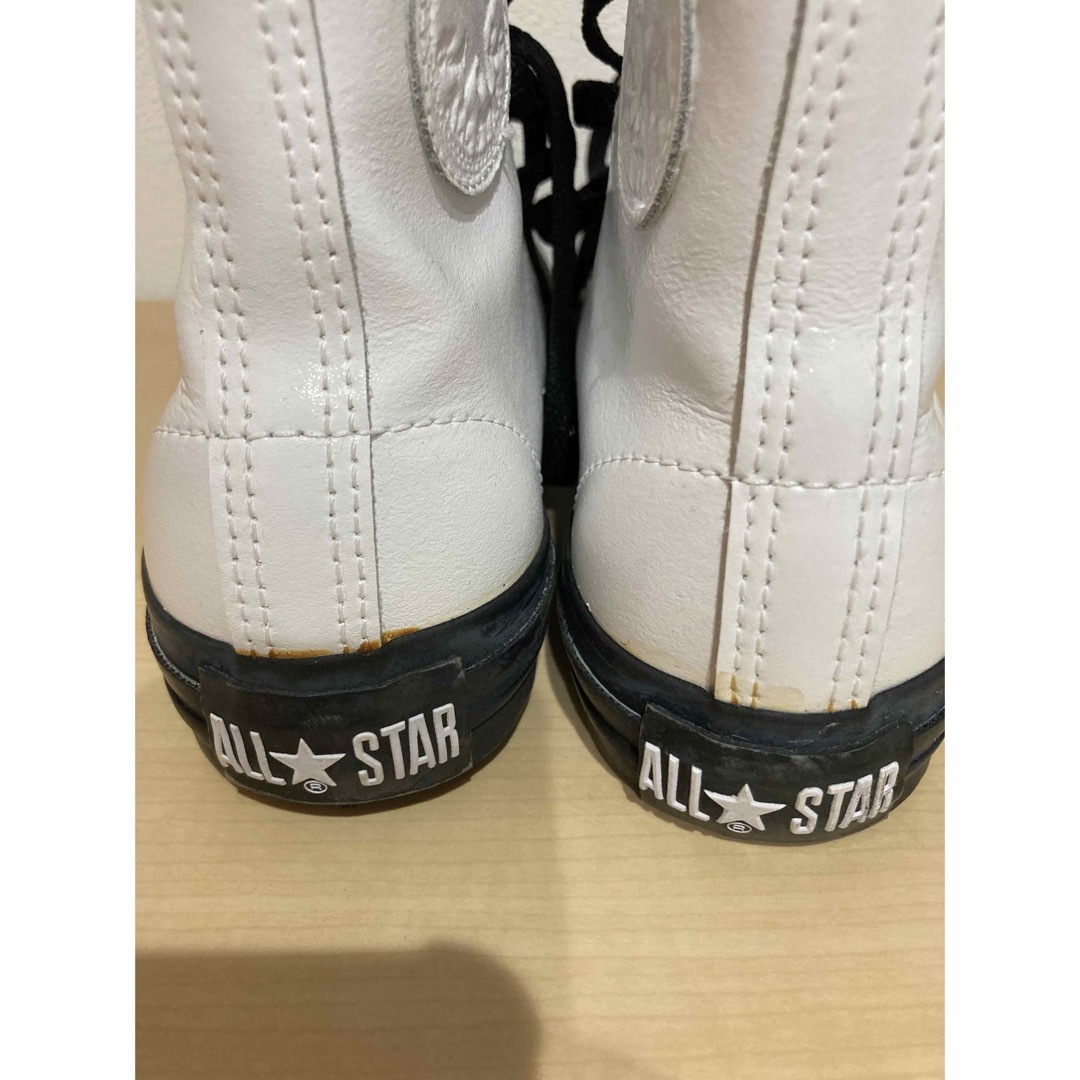 ALL STAR（CONVERSE）(オールスター)の未使用★CONVERSE コンバース レザー ハイカット スニーカー 23cm レディースの靴/シューズ(スニーカー)の商品写真