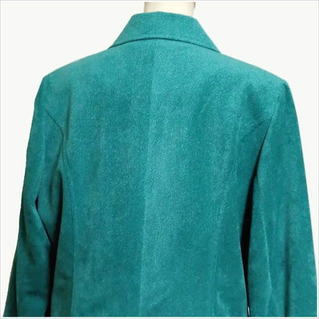 ［コパージュ］グリーンジャケット 緑 日本製 創美 レディース LL～3L位 レディースのジャケット/アウター(テーラードジャケット)の商品写真