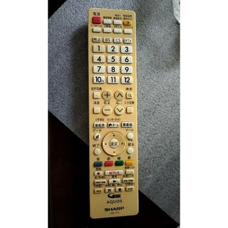 SHARP　テレビ用リモコン　GB214SE　動作品(その他)