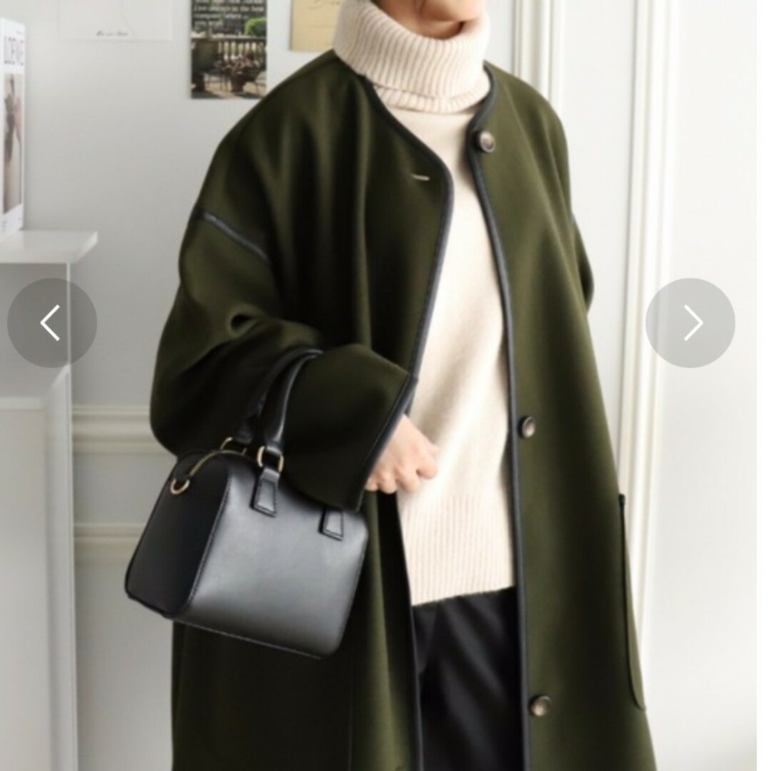 新品　ロングコート　コート レディースのジャケット/アウター(ロングコート)の商品写真
