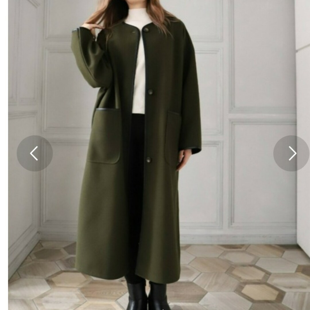 新品　ロングコート　コート レディースのジャケット/アウター(ロングコート)の商品写真