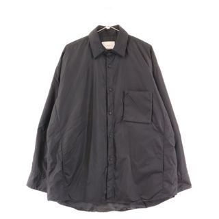 シュタイン(stein)のStein シュタイン 21SS OVERSIZED PADDED SHIRTオーバーパテッドナイロンシャツ ジャケット ST.234 ブラック(ナイロンジャケット)