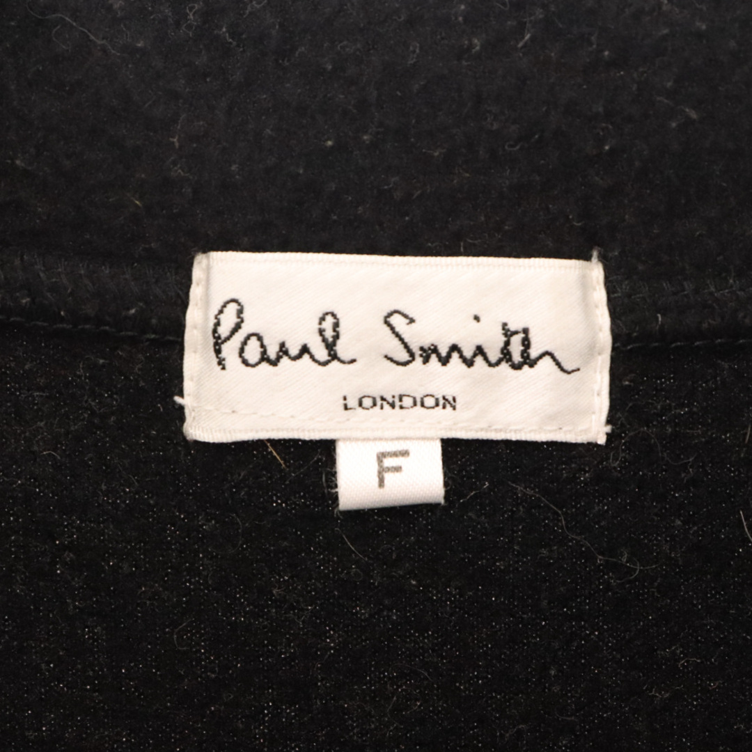 Paul Smith LONDON ポールスミス ロンドン ポリエステル ハーフジップ フリースジャケット ブラック