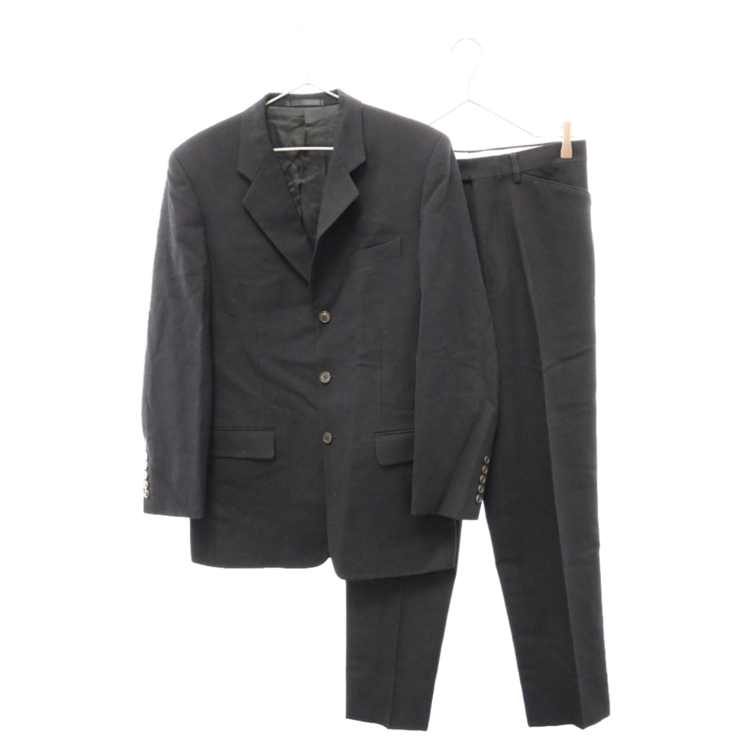 Paul Smith LONDON ポールスミス ロンドン ウール 3B テーラードジャケット スラックスパンツ セットアップスーツ ブラック 0065 JA64W メンズのスーツ(セットアップ)の商品写真