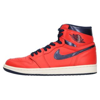 ナイキ(NIKE)のNIKE ナイキ AIR JORDAN 1 RETRO HIGH David Letterman エアジョーダン1レトロ デイビッドレターマン ハイカットスニーカー レッド/ネイビー US9/27cm 555088-606(スニーカー)