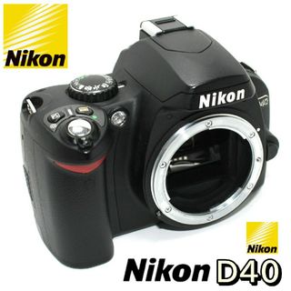 ニコン(Nikon)のNikon D40 デジタル一眼レフカメラ ボディー✨完動美品✨(デジタル一眼)