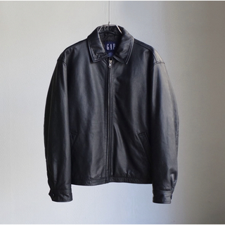 ギャップ(GAP)のGAP leather jacket 90’s OLD GAP カウレザー(レザージャケット)