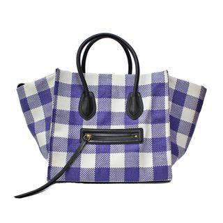 セリーヌ(celine)のセリーヌ ラゲージミニ ハンドバッグ ホワイト レディース CELINE  中古(ハンドバッグ)