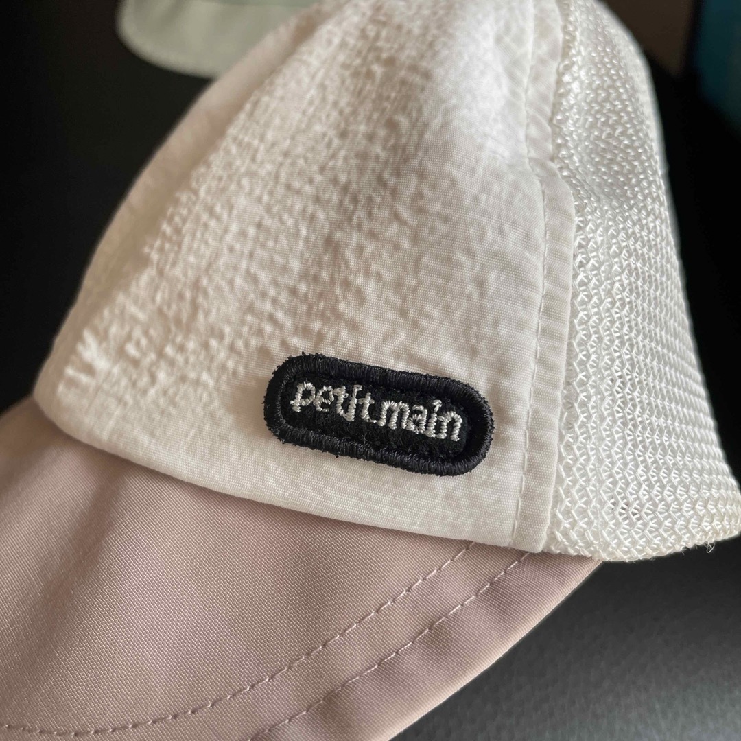 petit main(プティマイン)のpetit main キッズ用キャップ　サイズ54  2個セット キッズ/ベビー/マタニティのこども用ファッション小物(帽子)の商品写真