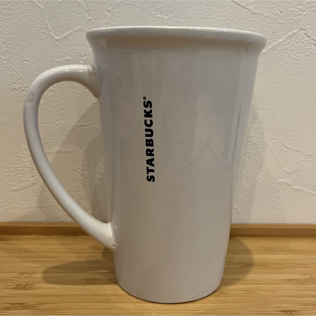 Starbucks(スターバックス)のスターバックス✳︎スタバ✳︎マグカップ✳︎大容量✳︎白 インテリア/住まい/日用品のキッチン/食器(グラス/カップ)の商品写真