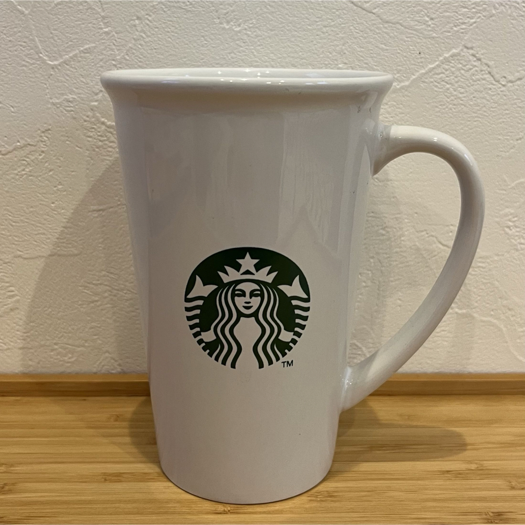 Starbucks(スターバックス)のスターバックス✳︎スタバ✳︎マグカップ✳︎大容量✳︎白 インテリア/住まい/日用品のキッチン/食器(グラス/カップ)の商品写真