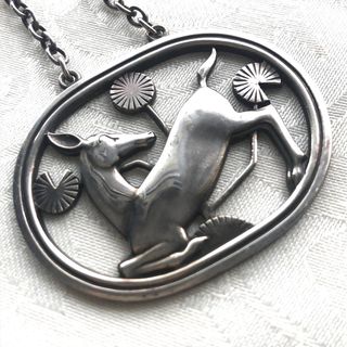 ジョージジェンセン(Georg Jensen)のジョージジェンセン鹿のネックレスヴィンテージGeorg Jensen(ネックレス)