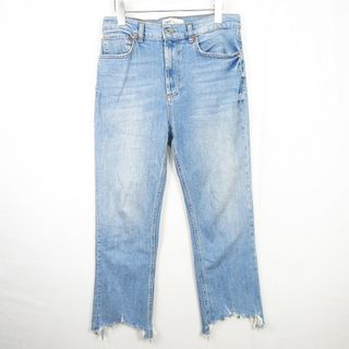 ザラ(ZARA)のザラ ZARA THE DREED FLARE デニム パンツ ジーンズ 40(デニム/ジーンズ)