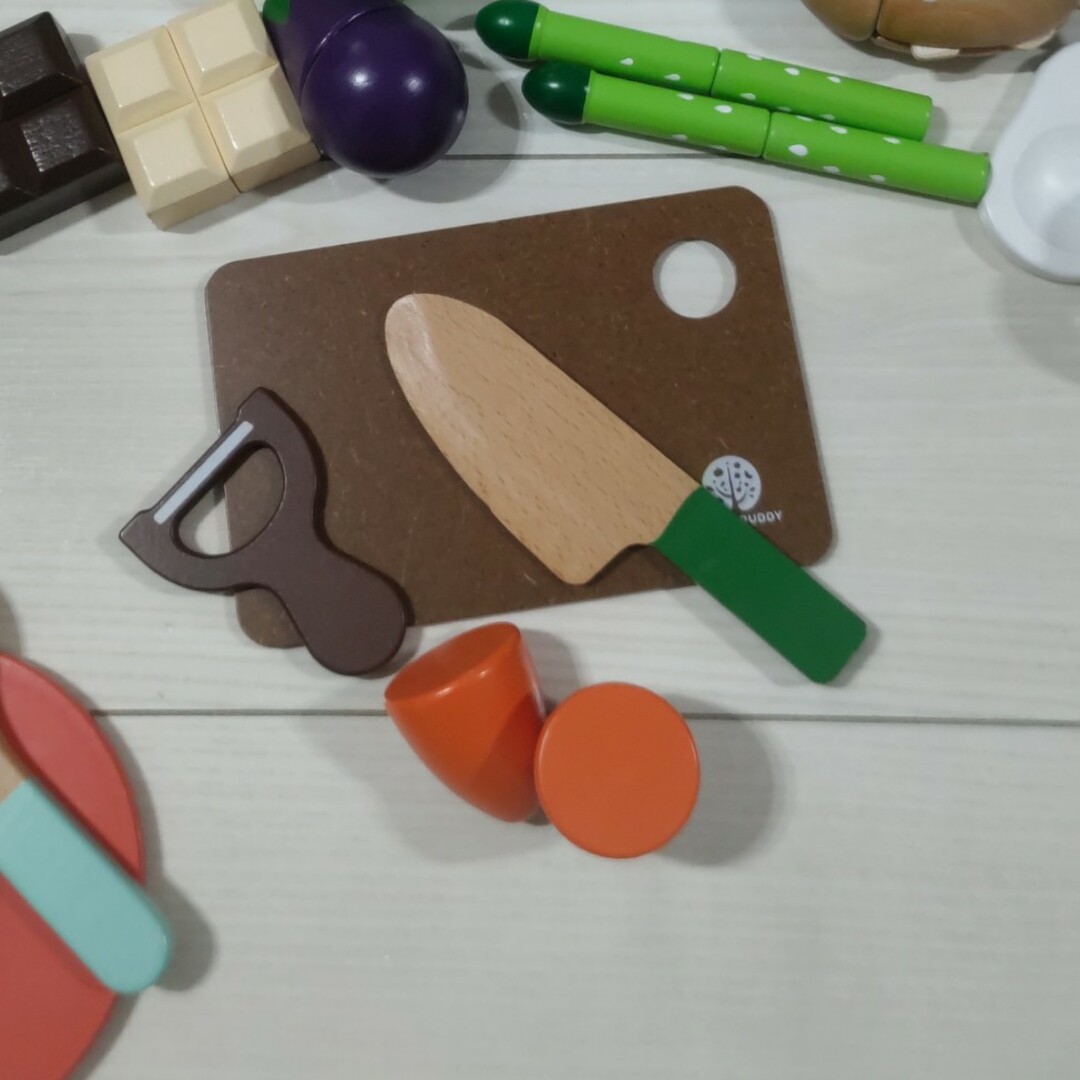 WOODY PUDDY(ウッディプッディ)のウッディプッディ　木製おままごと キッズ/ベビー/マタニティのおもちゃ(知育玩具)の商品写真