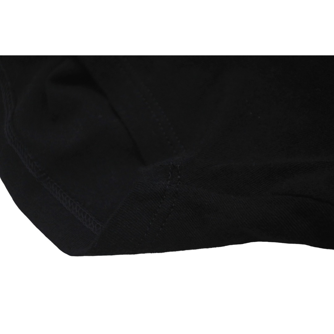 Saint Laurent(サンローラン)のSAINT LAURENT PARIS サンローランパリ 半袖Ｔシャツ 音符 436948 ラインストーントーン コットン ブラック S 美品 中古 60703 レディースのトップス(Tシャツ(半袖/袖なし))の商品写真