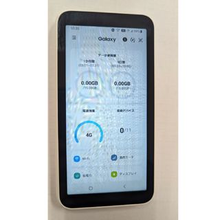 サムスン(SAMSUNG)のGalaxy 5G Mobile Wi-Fi SCR01SWU ホワイト(その他)
