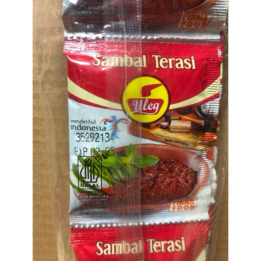 Sambal Finna  1袋10個入り　isi 10 食品/飲料/酒の食品(調味料)の商品写真