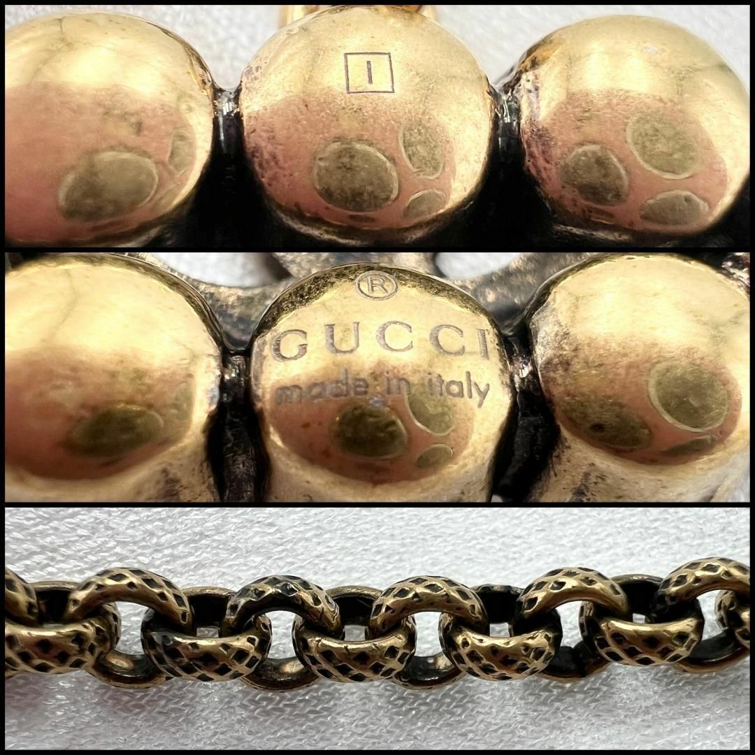 Gucci(グッチ)の【新品同様・人気廃番】グッチ　GUCCI 　ネックレス　ペンダント　ダブルG レディースのアクセサリー(ネックレス)の商品写真