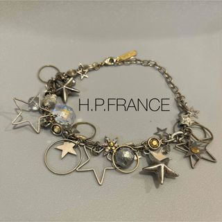 アッシュペーフランス(H.P.FRANCE)の美品　H.P.FRANCE アッシュペーフランス　ブレスレット　シルバー　星(ブレスレット/バングル)