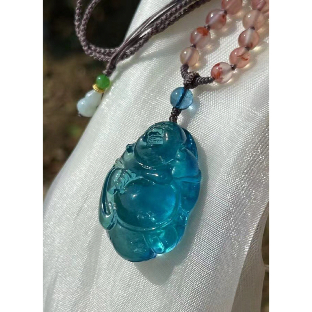 ⭐︎【高級】天然 アクアマリン ネックレス 23.6g ⭐︎【高級】天然 アクアマリン ネックレス 23.6g