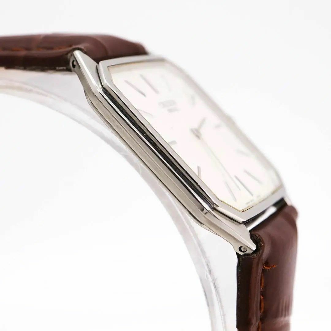 SEIKO(セイコー)の《希少》SEIKO CREDOR 腕時計 シルバー レザー ヴィンテージ r メンズの時計(腕時計(アナログ))の商品写真