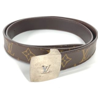 ルイヴィトン(LOUIS VUITTON)のルイヴィトン LOUIS VUITTON サンチュール LV カット M6888T モノグラム LVバックル ベルト モノグラムキャンバス ブラウン(ベルト)