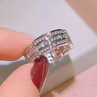 770 シルバー リング czダイヤモンド 結婚式 ストリート 指輪 カジュアル(リング(指輪))