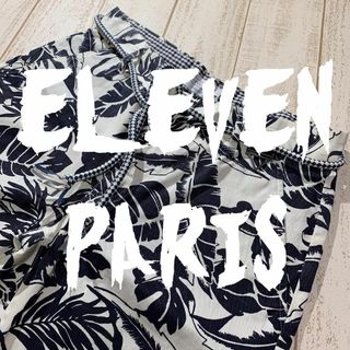 イレブンパリ(ELEVEN PARIS)の新品タグ付き【ELEVEN PARIS】イレブンパリ リーフ柄ショートパンツ(ショートパンツ)