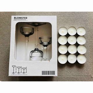 IKEA - 【新品・未使用】IKEA BLOMSTER キャンドルホルダー3本セット