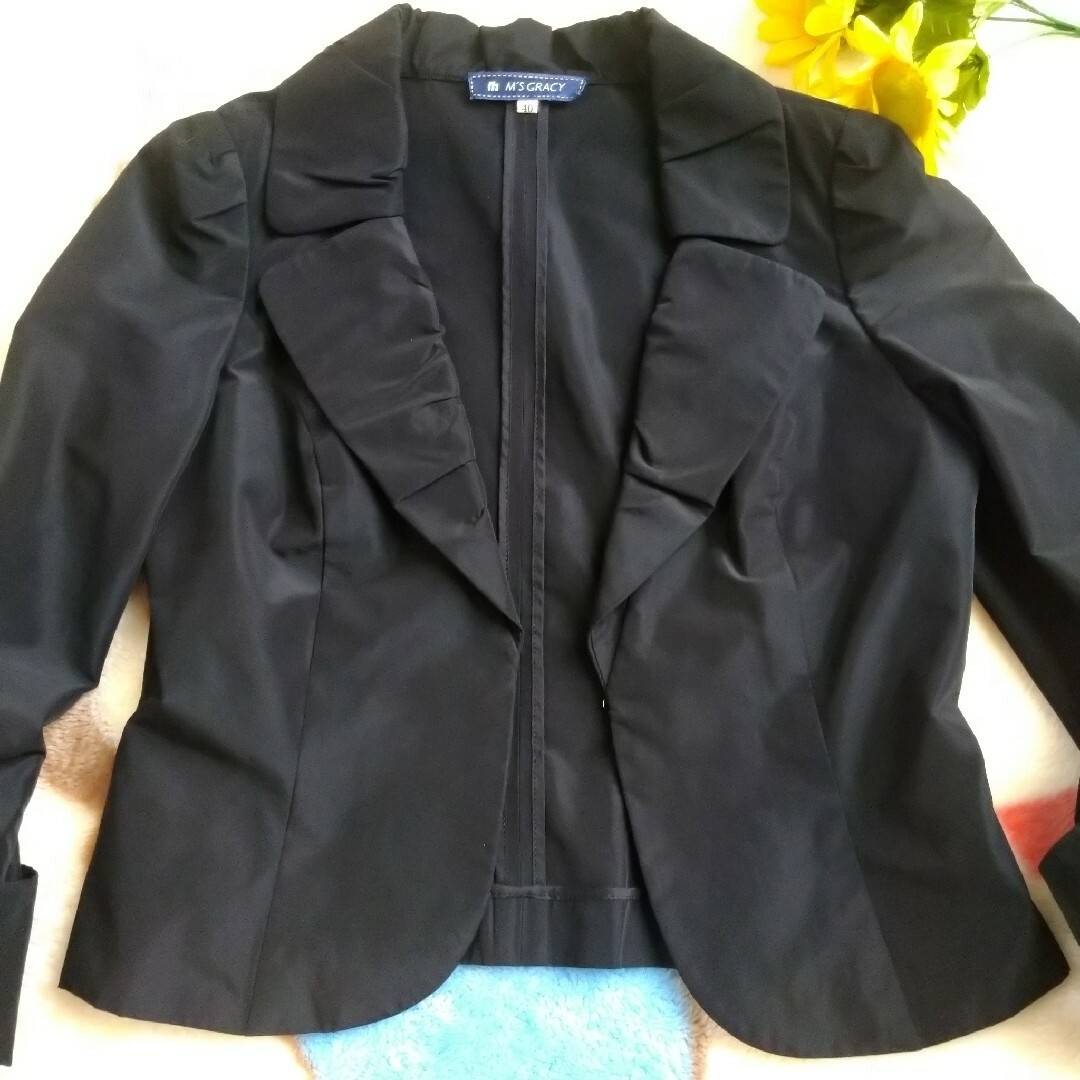 M'S GRACY(エムズグレイシー)のエムズグレイシー ジャケットボレロ レディースのジャケット/アウター(テーラードジャケット)の商品写真