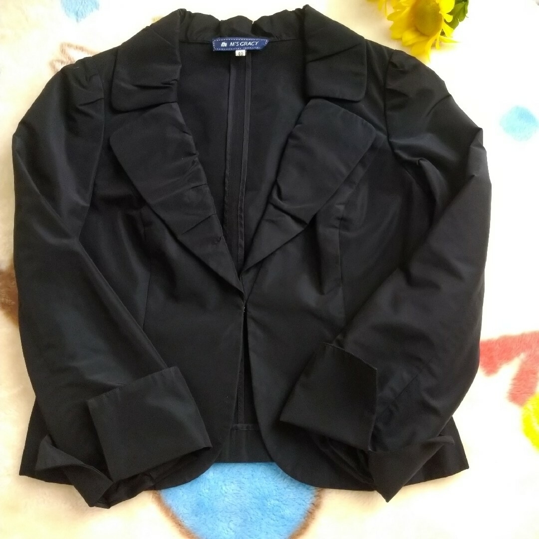 M'S GRACY(エムズグレイシー)のエムズグレイシー ジャケットボレロ レディースのジャケット/アウター(テーラードジャケット)の商品写真