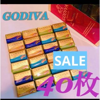 チョコレート(chocolate)のGODIVAナポリタンチョコレート 40枚(菓子/デザート)