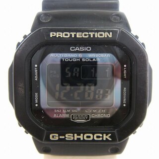 ジーショック(G-SHOCK)のカシオジーショック ハンドレッツ 腕時計 タフソーラー 電波 白 黒 ■SM1(腕時計(デジタル))